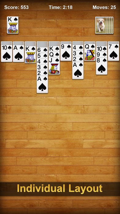 Spider Solitaire ・2024 Screenshot 3 - AppWisp.com Spider Solitaire ・2024 Screenshot 3 - AppWisp.com