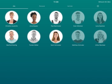 Werkzeit Board app screenshot