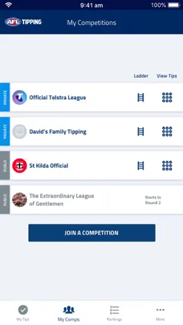 Game screenshot Official AFL Tipping apk