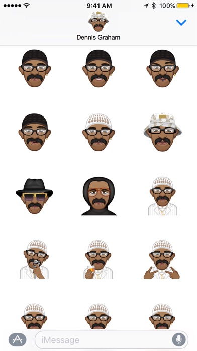 Screenshot #1 pour Dennis Graham™ - Moji Stickers