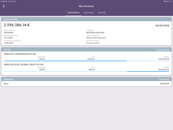 Screenshot #5 pour Mercier Vanderlinden Portfolio
