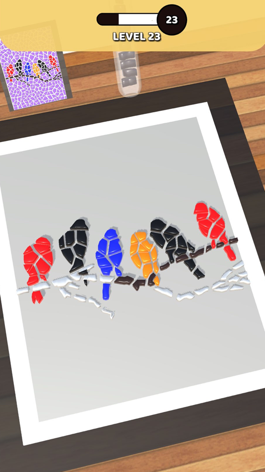 #7. Mosaic Art 3D (iOS) Podle: LHD Games