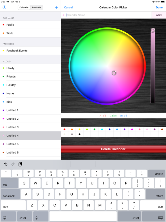 Screenshot #6 pour Calendar Color Picker