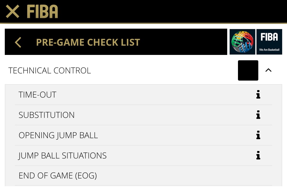 FIBA iRef Pre-Game screenshot 3