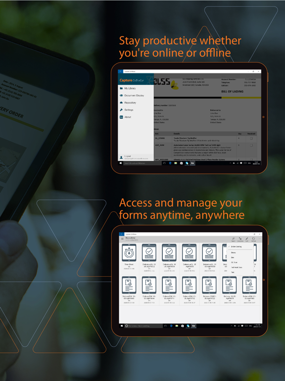 Capture OnTheGo iPad screenshot 2 - Business app