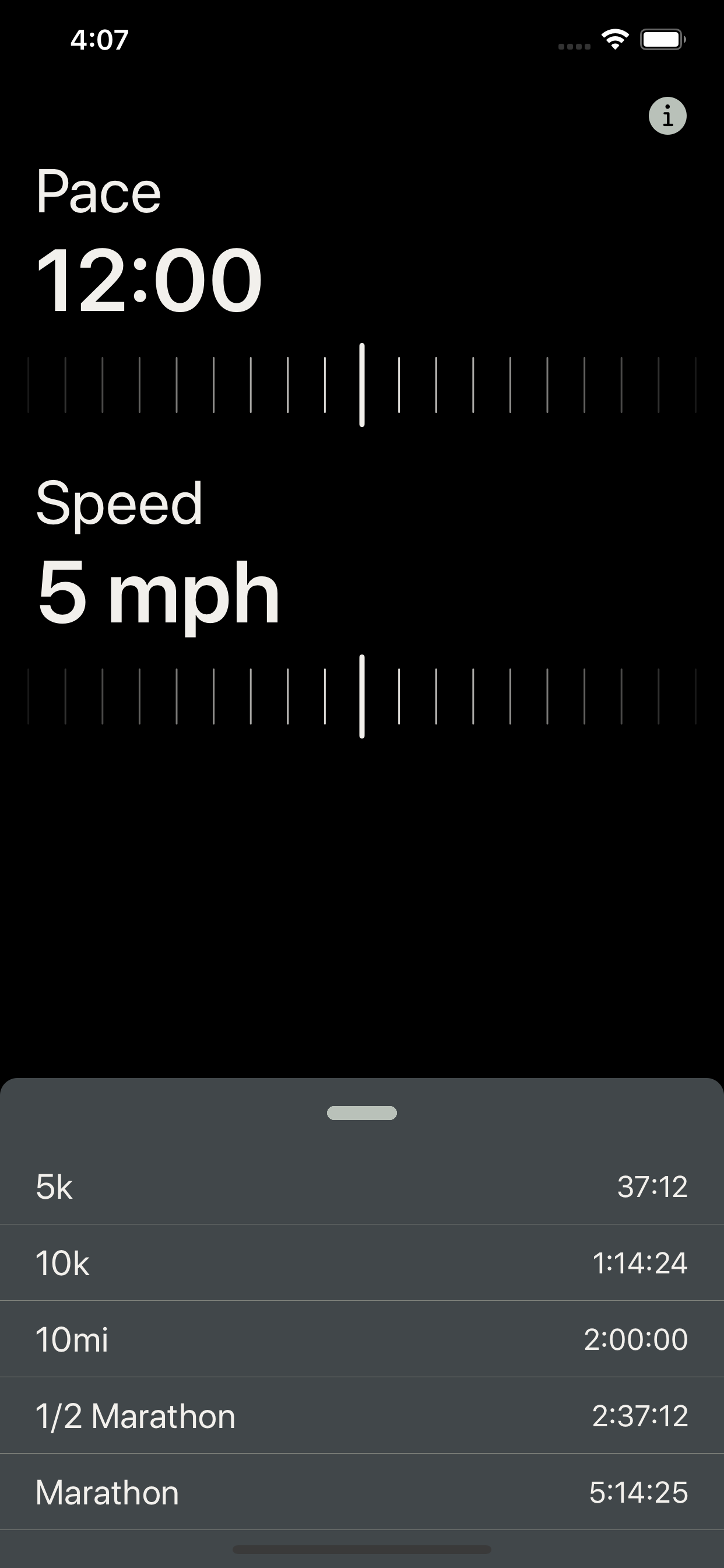 Pace: Running Pace Calculator