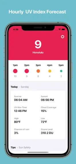Game screenshot Suncap - UV index apk