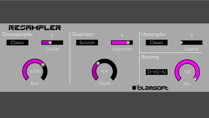 Resampler Bitcrusher