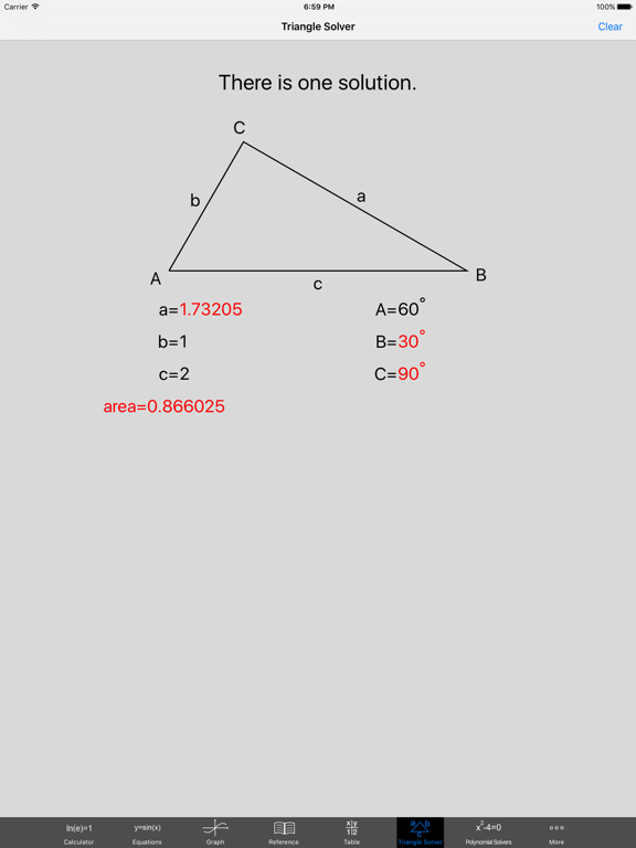 EduCalc Classic Pro iPad screenshot 4 - Education app