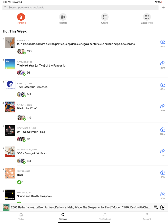 Screenshot #5 pour Podhero Podcast Player