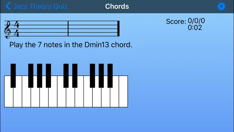 Jazz Theory Quiz screenshot 3 of 8