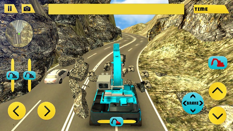 Heavy Excavator Rock Mining 3D