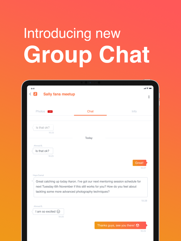 Zingoo: Instant photo-sharing iPad screenshot 5 - Photo & Video app