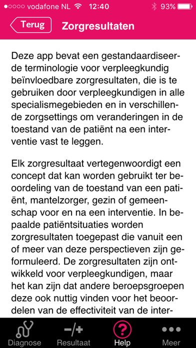 Verpleegk. zorgresul. ABC 2016 Screenshot