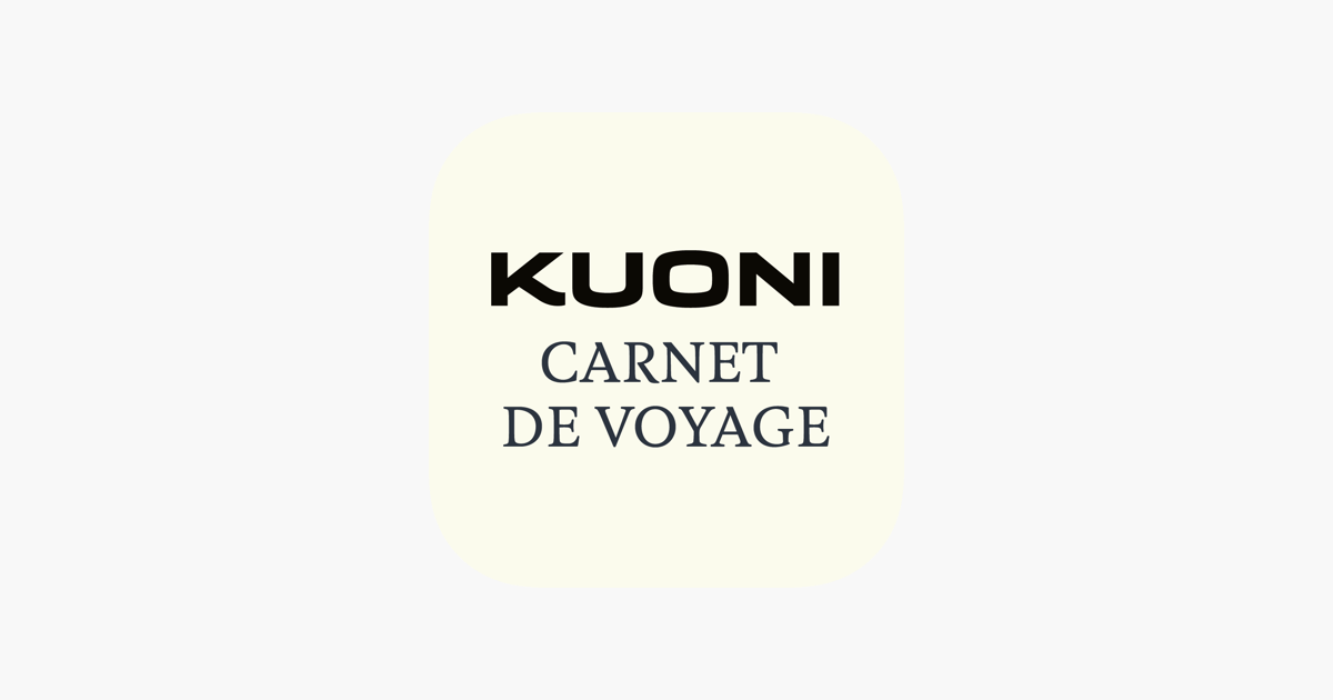 application kuoni carnet de voyage