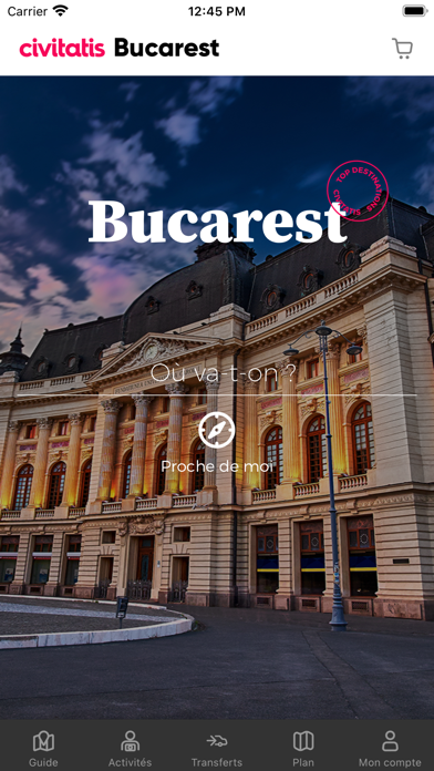 Screenshot #1 pour Guide de Bucarest Civitatis