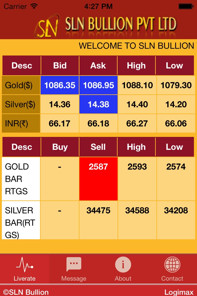 SLN Bullion screenshot 2