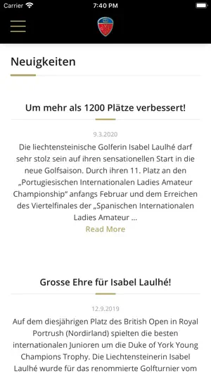 Golfverband Liechtenstein screenshot 3