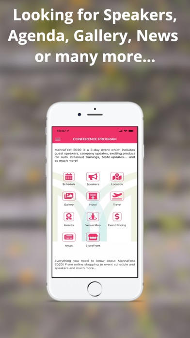 How to cancel & delete MannaEvent from iphone & ipad 4