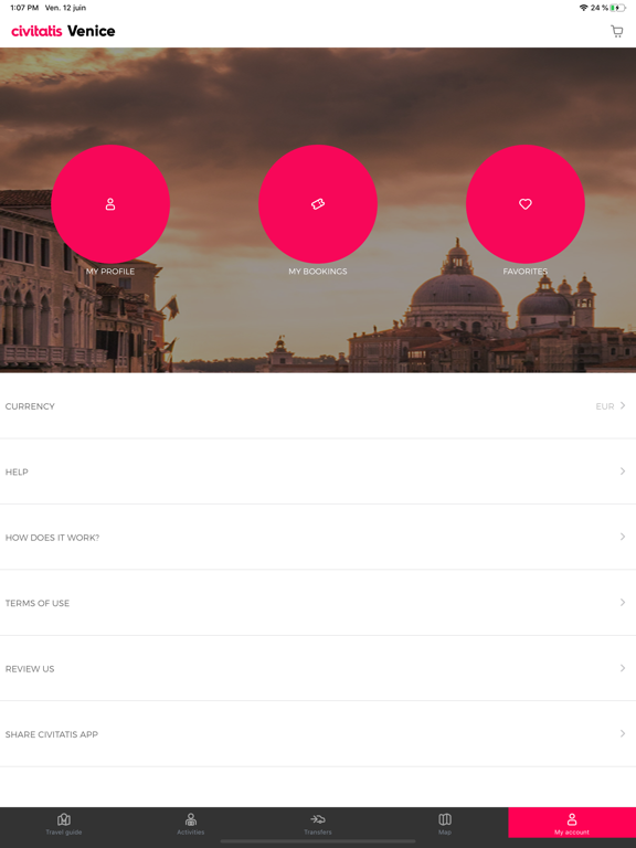 Venice Guide by Civitatis.com iPad screenshot 5 - Travel app