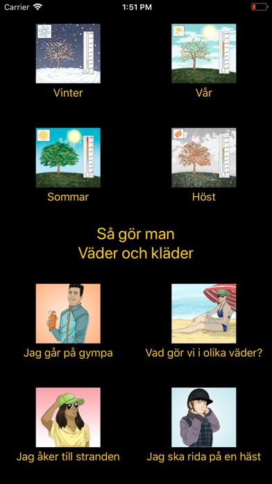 Screenshot #1 pour Så gör man - Väder & kläder