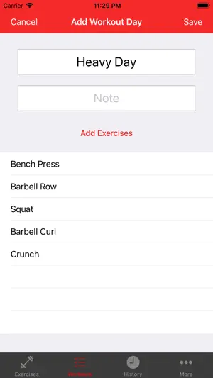 GymReps: Workout Log & Planner screenshot 2