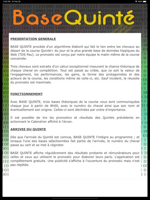 2020 Base Quinte Iphone Ipad App Download Latest