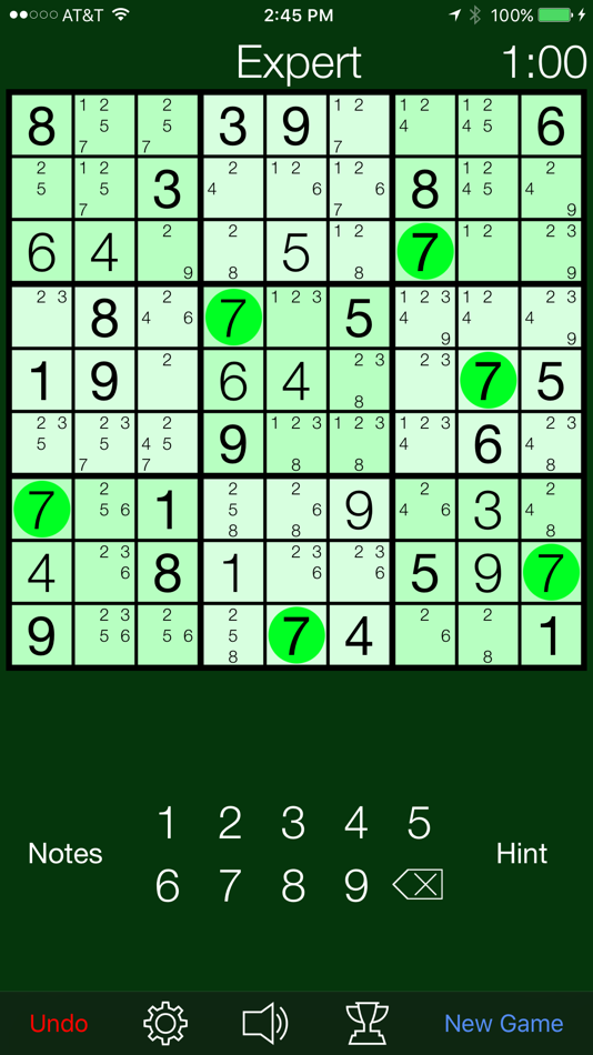 #2. Sudoku· (iOS) By: Tim O's Studios, LLC