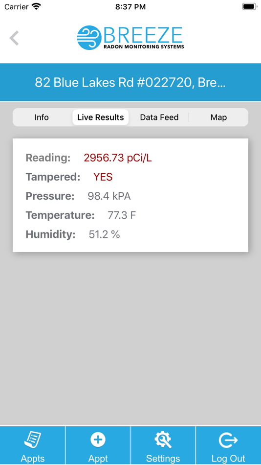 #5. Breeze Radon (iOS) 由: Residential Warranty Services Inc.
