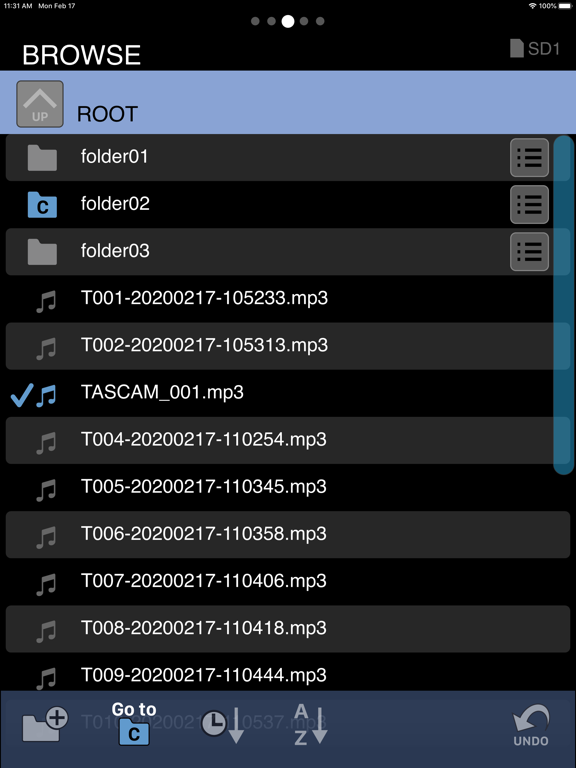 Screenshot #6 pour TASCAM SS250 CONTROL