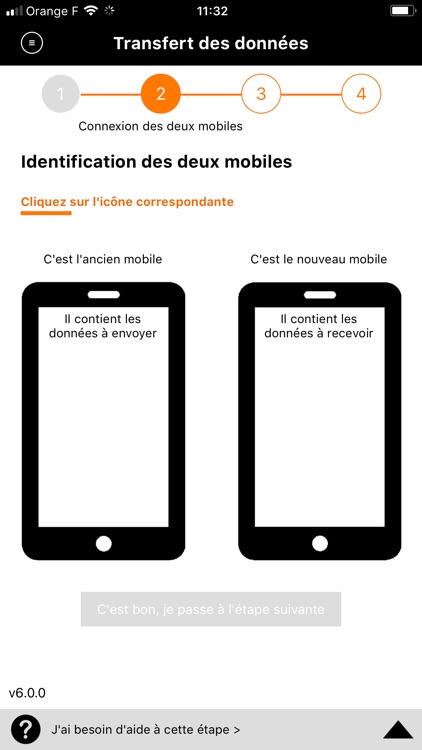 Transfert des données