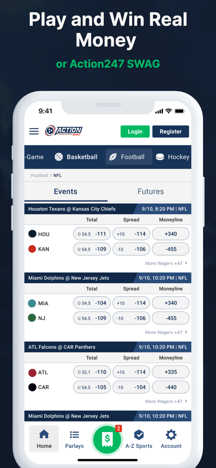 Action 247 Sports Betting App
