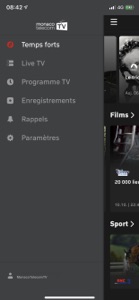 MonacoTelecomTV screenshot #1 for iPhone