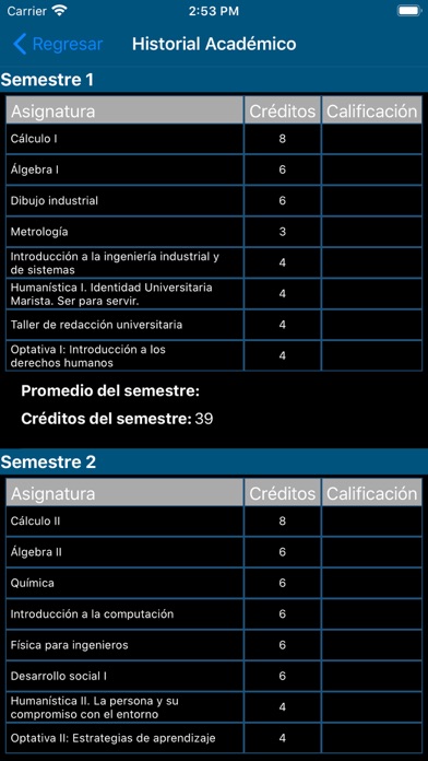 UMM Alumno Screenshot
