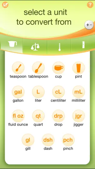 Скриншот Kitchen Calculator на iPhone 1