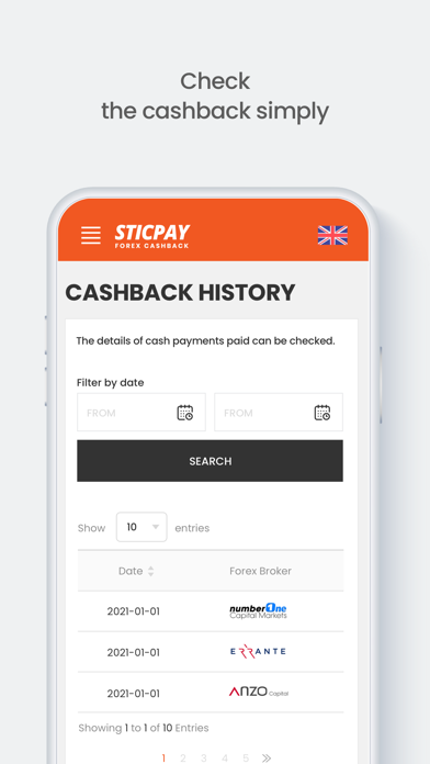 STICPAY Cashback Screenshot