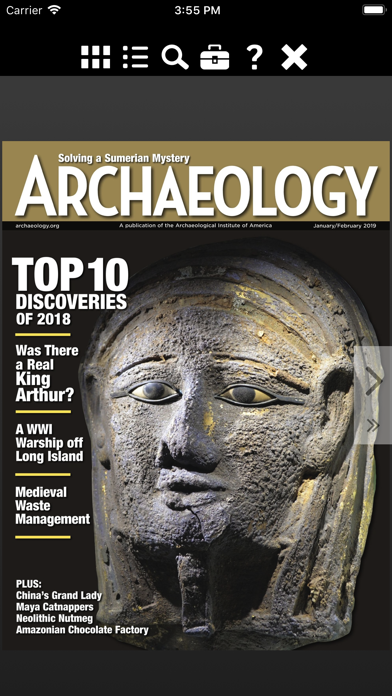 Archaeology Magazine Screenshot
