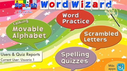 Screenshot #1 pour Spanish Word Wizard for Kids