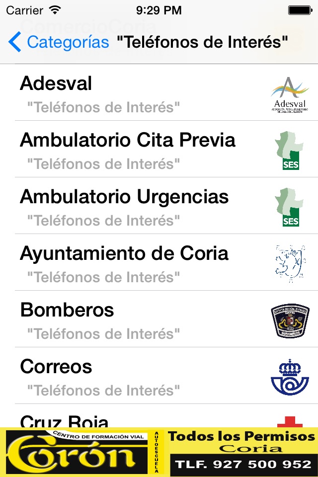 Guía Coria screenshot 3