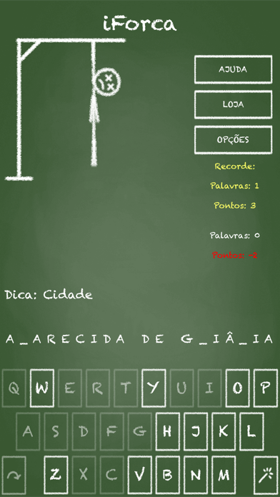 iForca - Hangman in Portuguese Screenshot