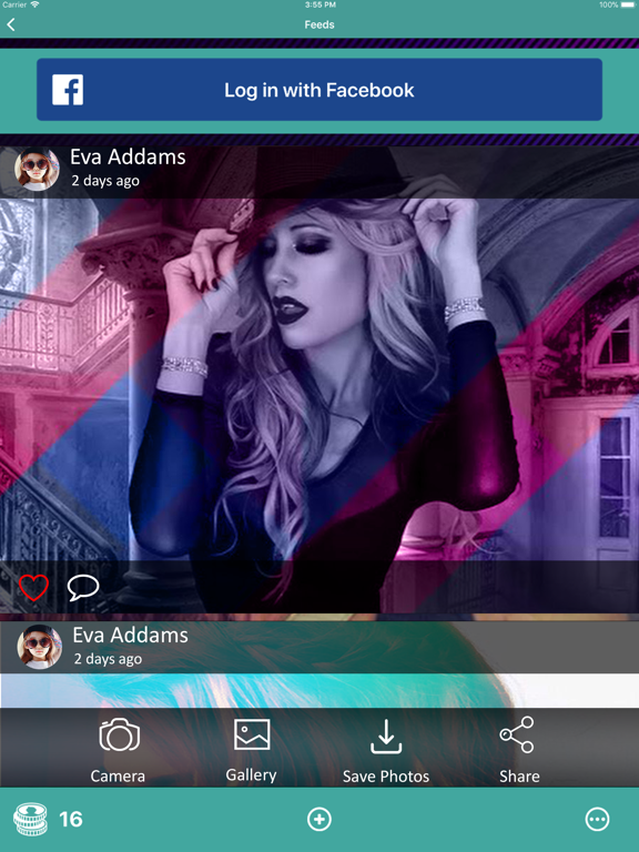 Photo Color Effects Editor iPad screenshot 5 - Photo & Video app
