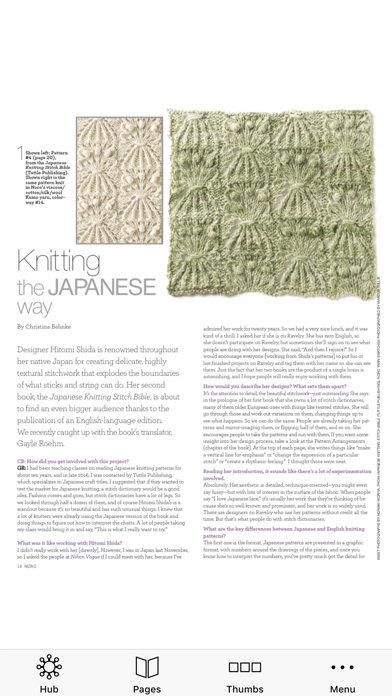 NORO Knitting Magazine screenshot 3