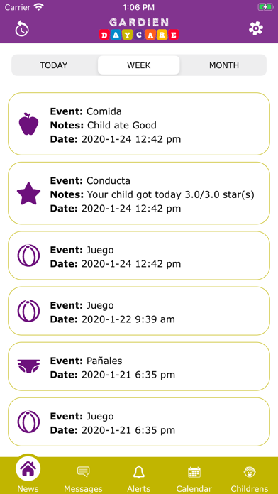 Gardien DayCare For Parents Screenshot