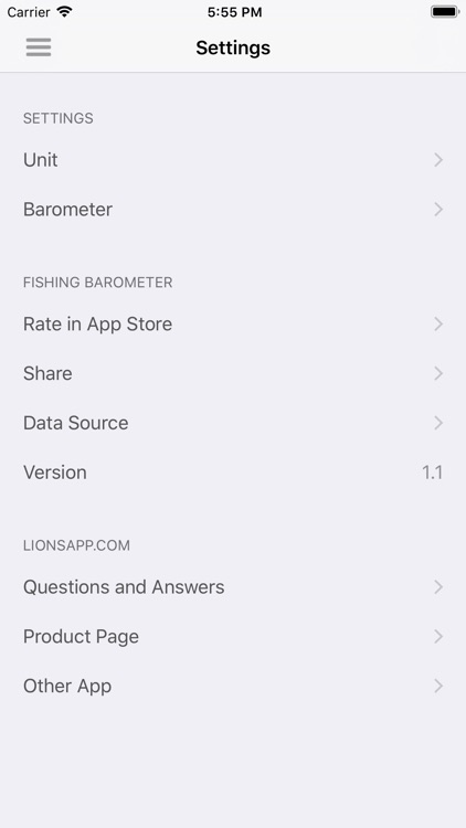 Fishing Barometer screenshot-5