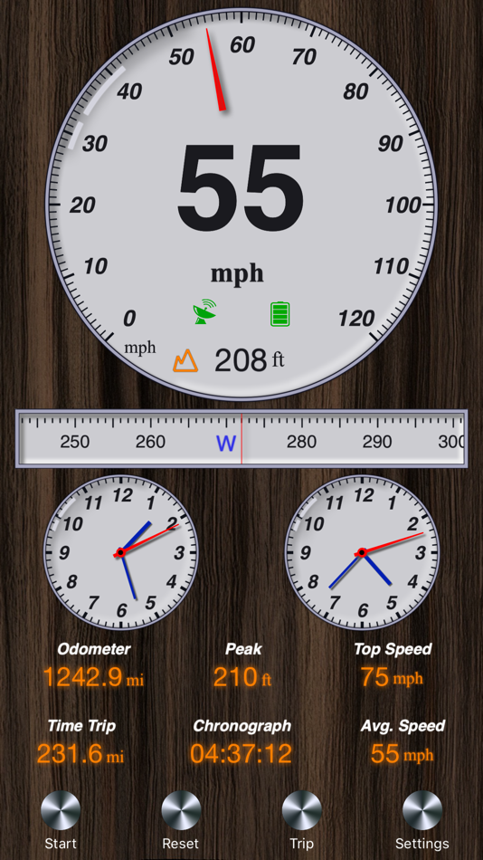 #8. GPS Speedometer and Altimeter (iOS) 게시자: 晓溪 张