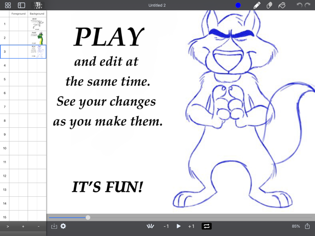 عکس صفحه برنامه انیمیشن DigiCel FlipPad
