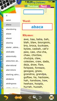 student english dictionary iPhone Captures Décran 4
