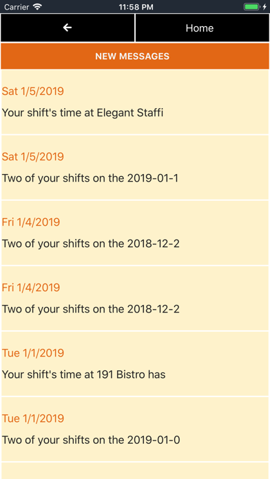 Elegant Staffing Screenshot