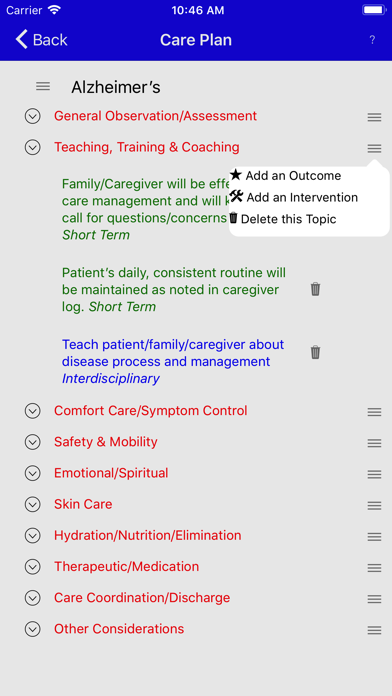Care Planning Made Easy Screenshot