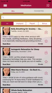 meditation oasis app iphone screenshot 2